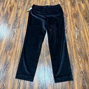 NWT Carlisle Size 14 Women’s Steel Gray Trousers Velour Velvet Cambridge Pants
